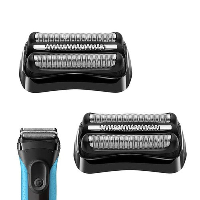 2 Packs 21B Series 3 Electric Shaver Replacement Head Compatible with Braun Series 3 Foil Shaver Replacement Heads 21b 3010s, 3040s,5409,etc for Braun Part 21b