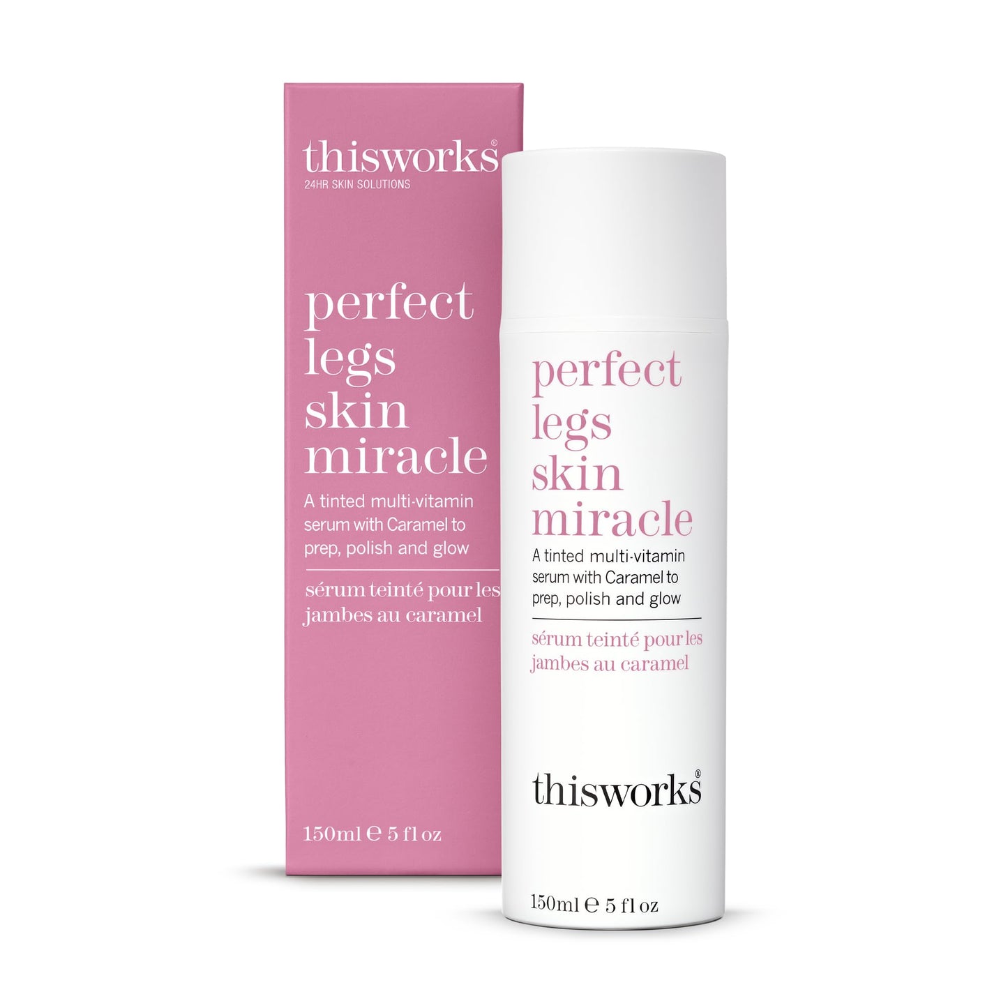 This Works Perfect Legs Skin Miracle: Tinted Serum with Vitamin C & E for Radiant, Sun-Kissed Glow, Evens Skin Tone & Reduces Imperfections, 5 fl oz