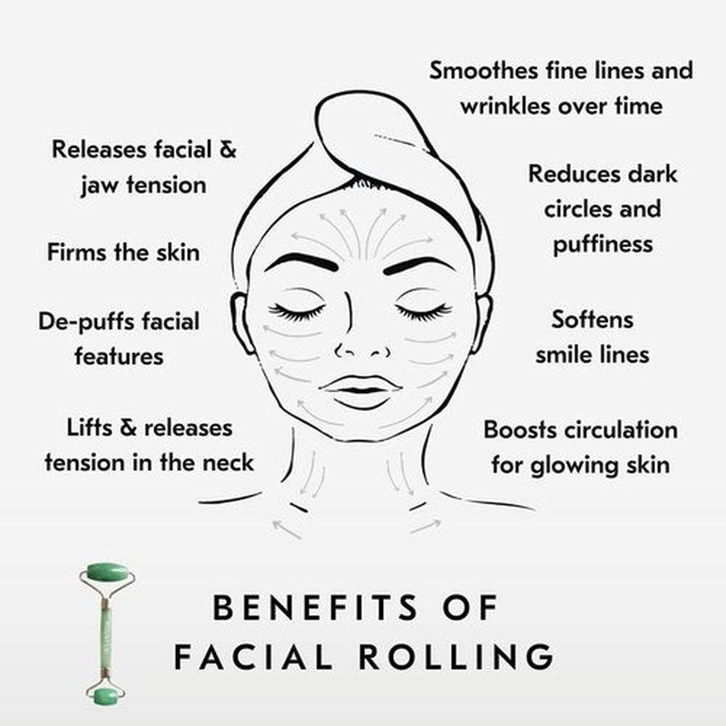 Mount Lai - The De-Puffing Jade Roller for Face | Jade Roller Massage Face Sculptor to De-Puff, Soothe, and Reveal Radiant Skin | Best Face Sculpting Tool for Women | Authentic Jade Facial Roller
