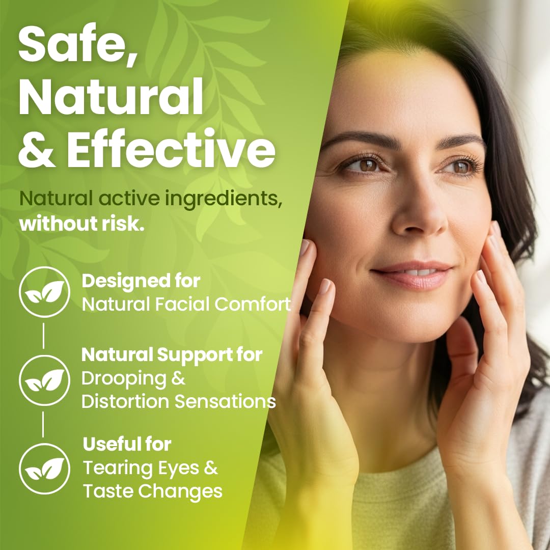 Bestmade Facial Paralysis Natural Remedy BM68 - Helps with Bell's Palsy, Facial Drooping, Tearing Eyes and Loss of Taste, 140 Pellets