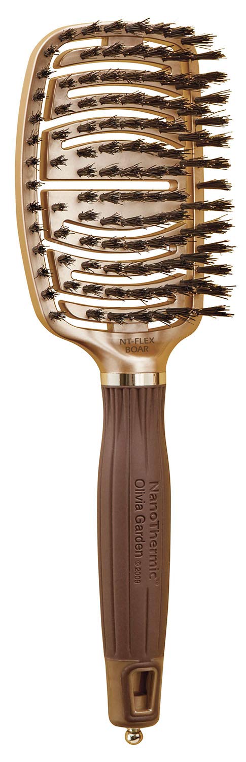 Olivia Garden NanoThermic Ceramic + Ion Flex Scalp-Hugging & Vented Hair Brush