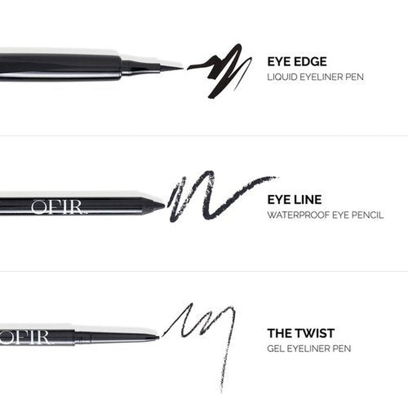 OFIR Eye Edge Liquid Eyeliner Pen | Waterproof Ultra Matte Formula, Soft Tip for Precise Application | Smudge Proof Eyeliner with Easy Flow Design | Onyx - Black | 0.04 Fl Oz