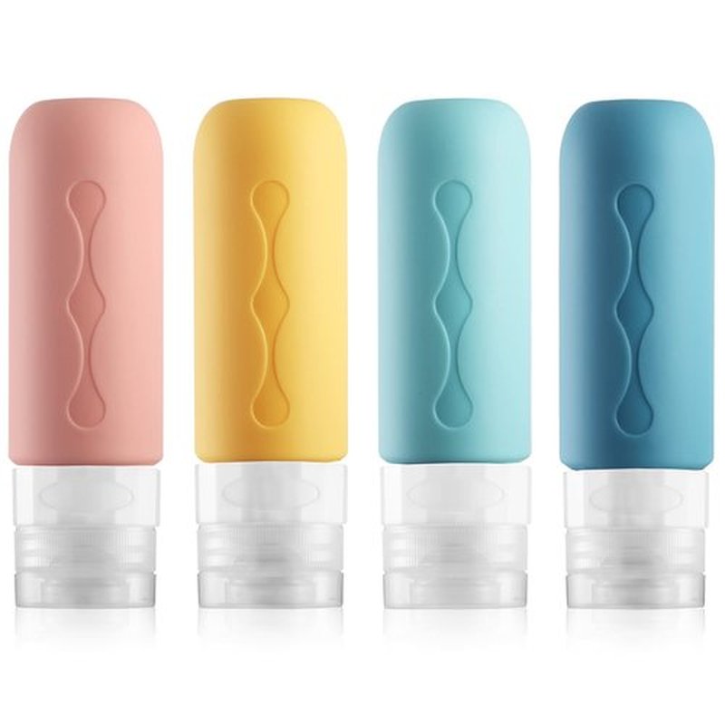 Gemice Travel Bottles for Toiletries, Tsa Approved, Travel Size Containers, BPA Free Leak Proof Tubs Refillable Liquid Accessories for Cometic Shampoo and Lotion Soap