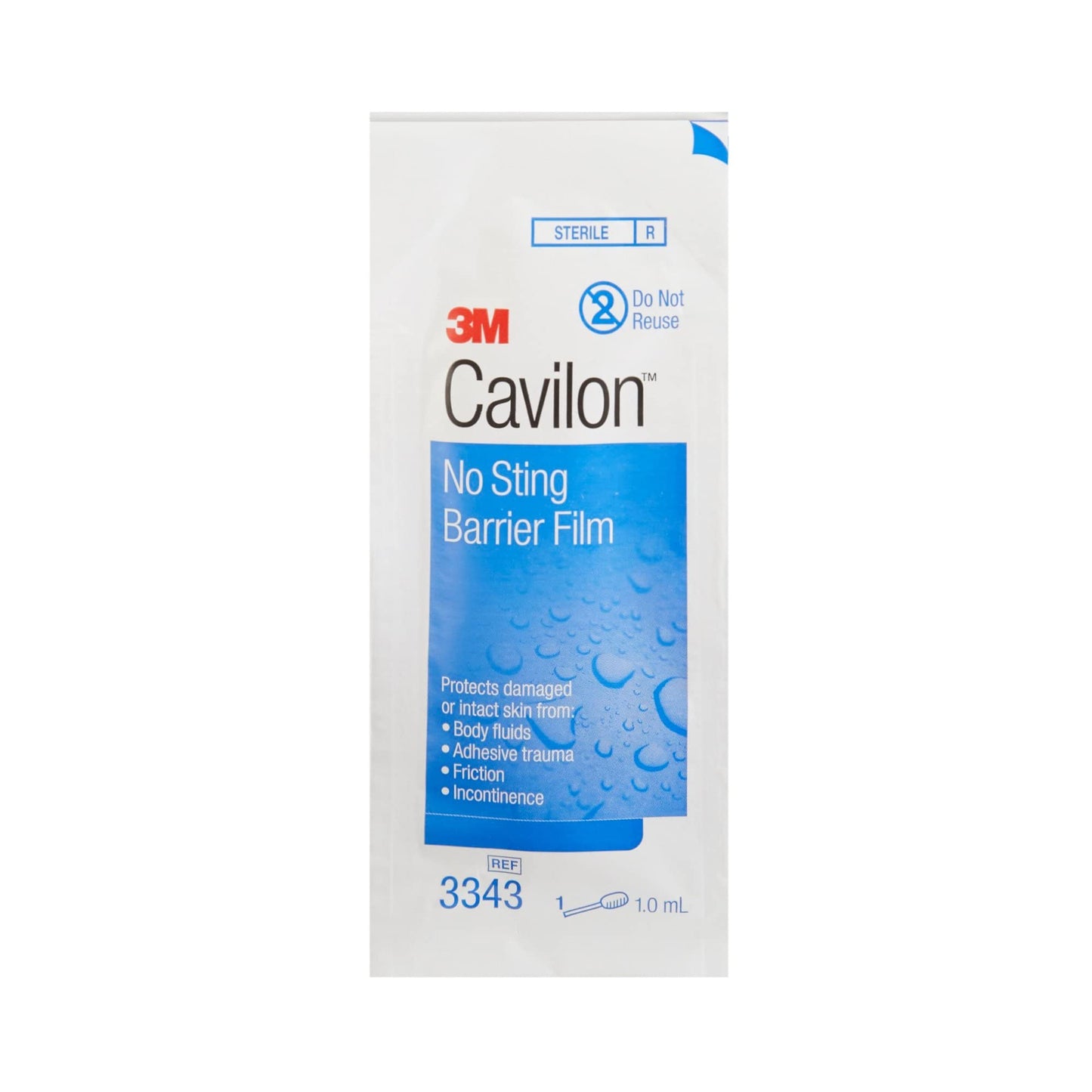 3M Cavilon No Sting Skin Barrier Applicator 1 mL Sterile 3343, 25 Ct