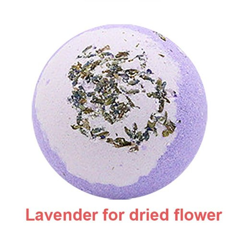 KASTU Dried Flower Bath Salt Balls,Lavender Extract Essential Oils,Moisturizing Dry Skin,Fizzy Spa,Relaxation,Self Care,Relaxing,Bubble Bath Bomb Gifts Idea for Men Women