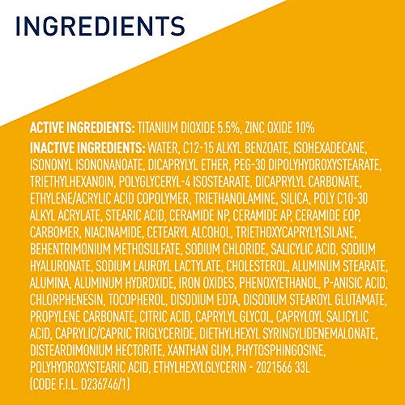 CeraVe Hydrating Mineral Sunscreen SPF 30 with Sheer Tint, Tinted Mineral Sunscreen with Zinc Oxide & Titanium Dioxide, Blends Seamlessly For Healthy Glow, Stocking Stuffers, Deep, 1.7 Oz