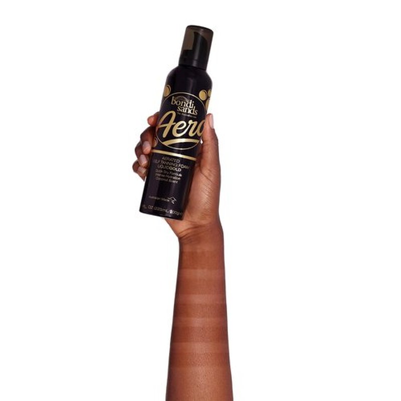 Bondi Sands Aero Liquid Gold Self Tanning Foam, Lightweight + Quick Dry Aerosol Formula Gives Skin a Long-Lasting Golden Tan, 7.61 Oz/225 mL