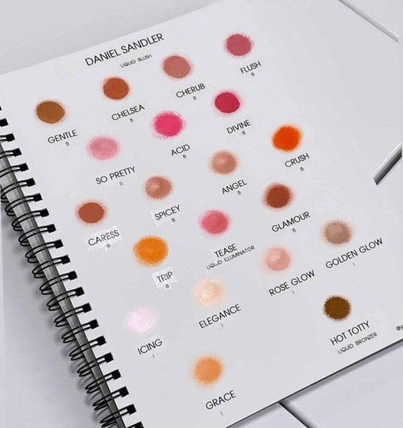 Daniel Sandler WATERCOLOUR LIQUID BLUSH CHERUB – Lightweight, Buildable, Water-Resistant Formula for Cheeks, Lips & Eyes