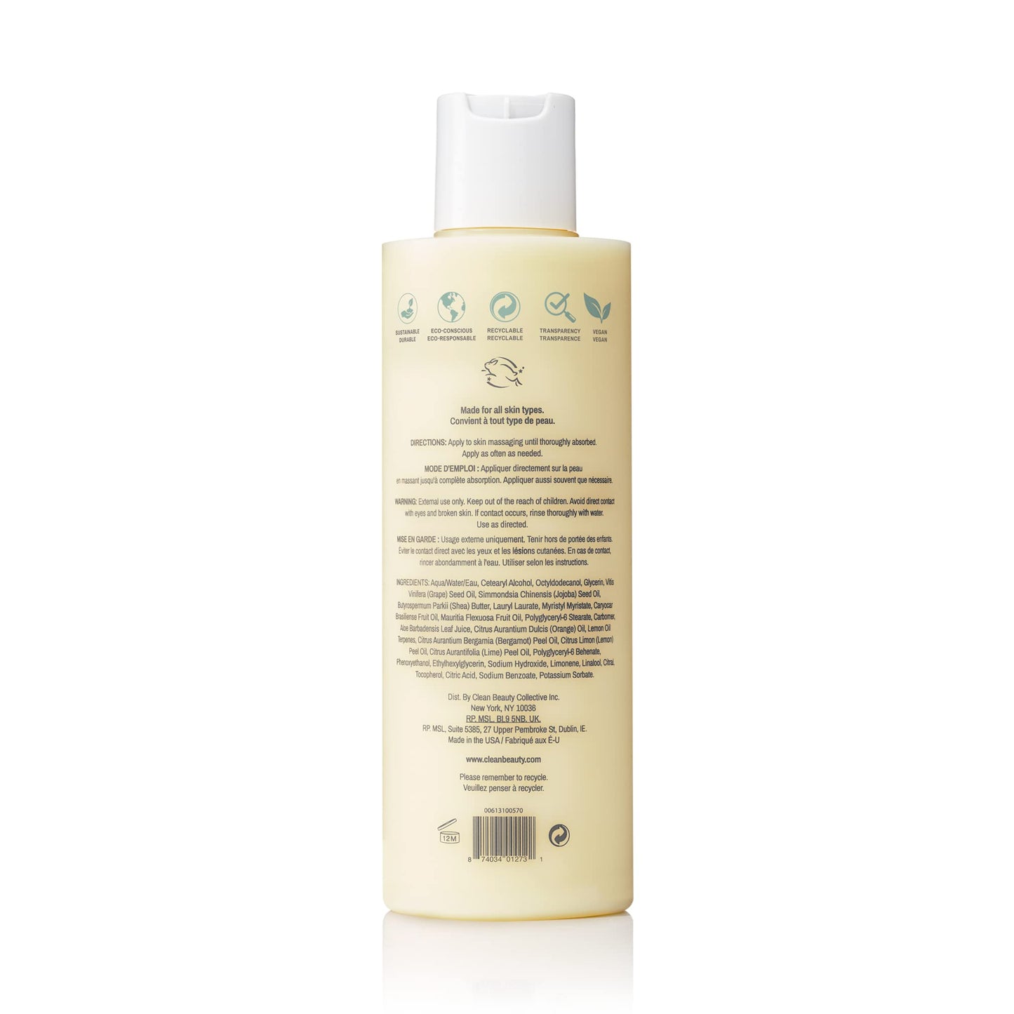 CLEAN RESERVE Buriti Hydrating Body Lotion | Vegan