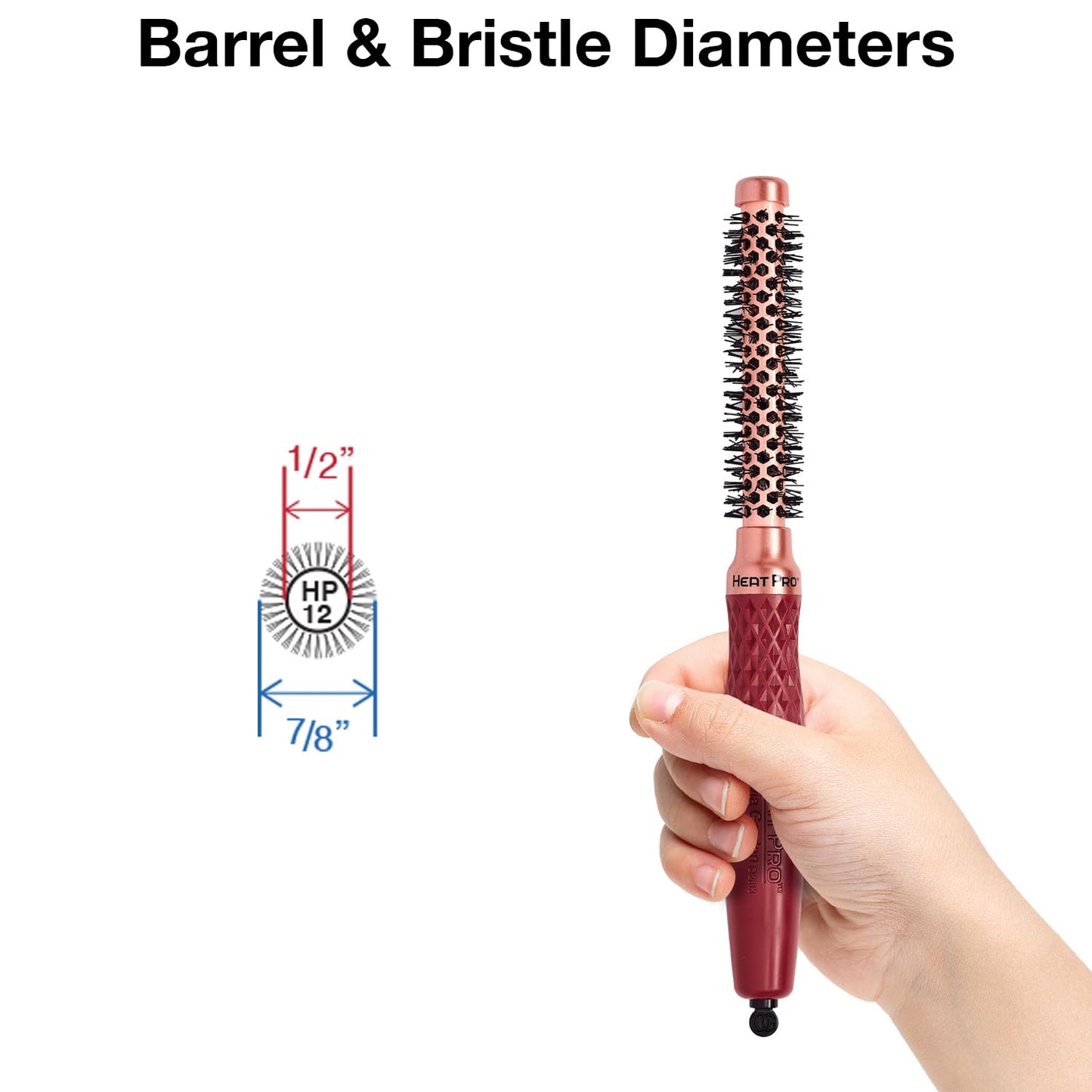 Olivia Garden HeatPro Round Thermal Hair Brush (not electrical)