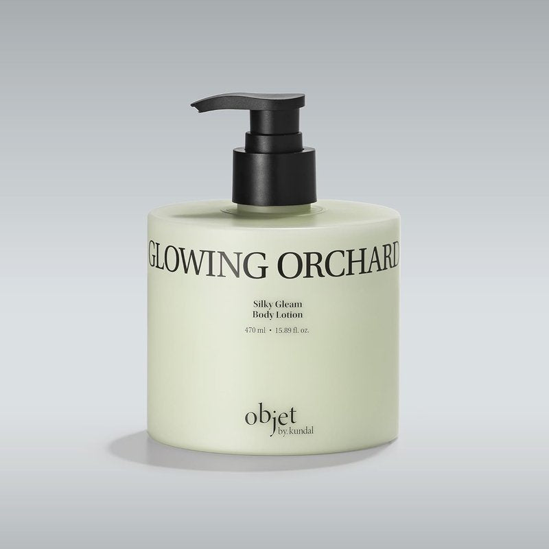 Silky Gleam Body Lotion - Botanical Oils & Niacinamide for 24H Hydration | Glowing Orchard (450ml)
