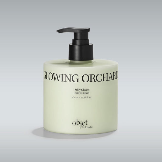 Silky Gleam Body Lotion - Botanical Oils & Niacinamide for 24H Hydration | Glowing Orchard (450ml)