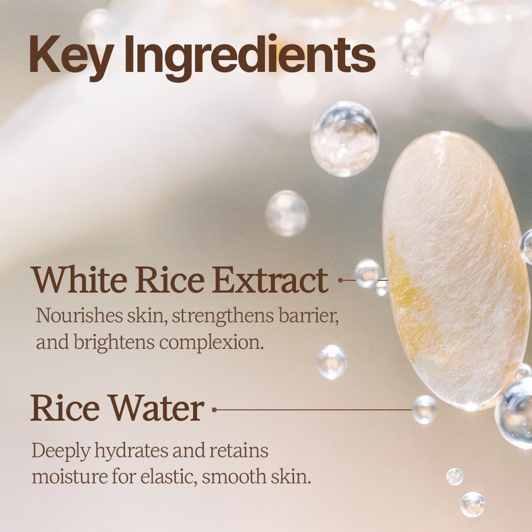 House of Dohwa, White Rice Wash off Facial Mask l Daily Skincare Essential Korean Skin Care Produced from Domestically Harvested Ingredients, Gentle Hydrating & Soothing l 3.38 fl. Oz