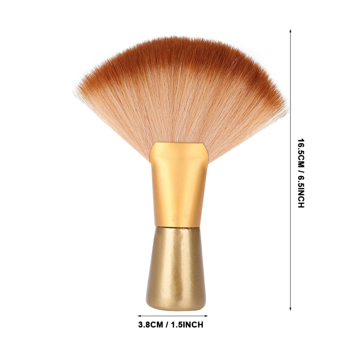 Mrxxjz Professional Powder Brush - Large Body Dual-Use Setting Too Soft Bristles for Spray Tan & Makeup Finishing, Salon-Grade Face/Body Brush Accessories for Home or Professional Use