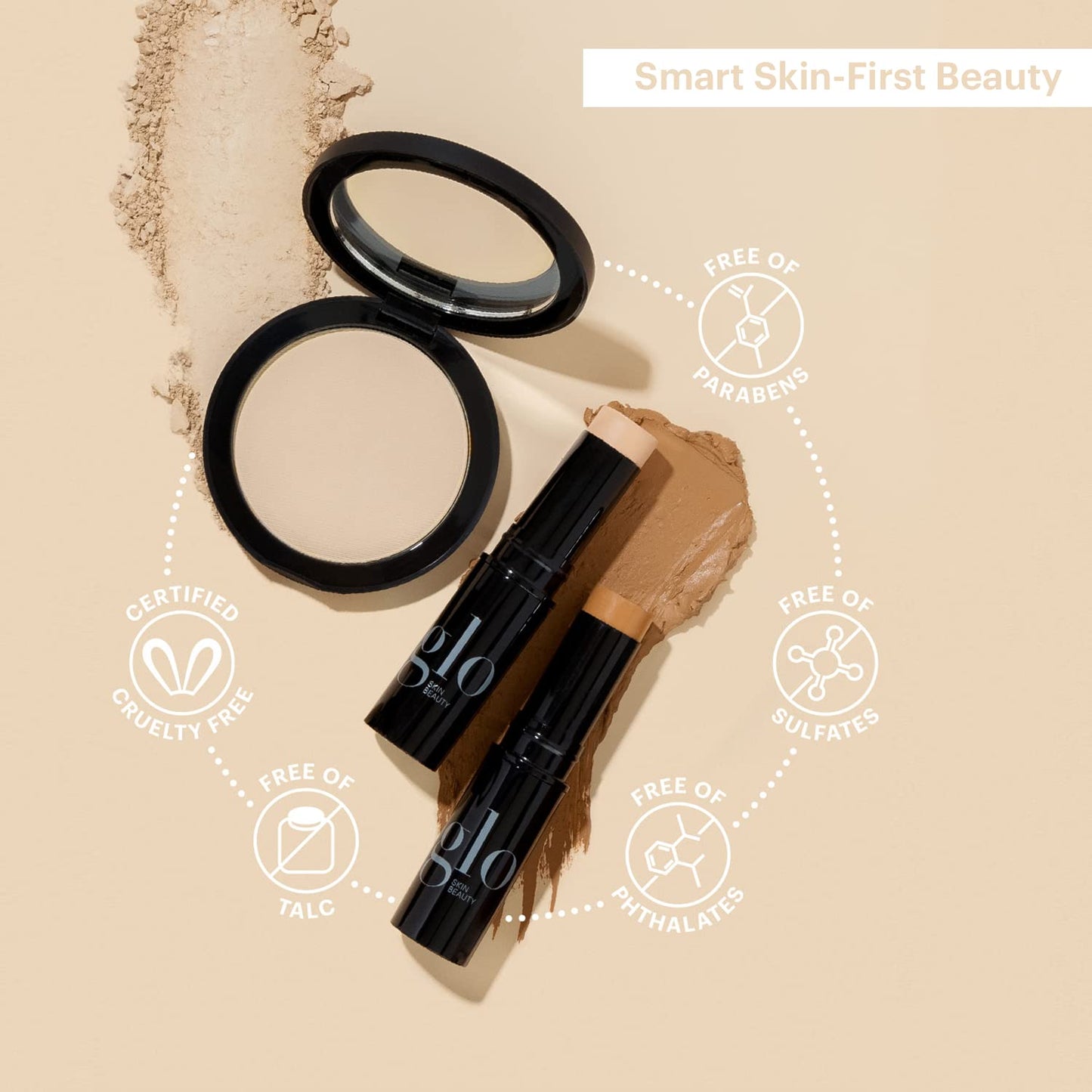 Glo Skin Beauty Lash Lengthening Mascara - Separate, Lengthen and Define Eyelashes, Mineral Makeup for Flawlessly Full & Lustrous Lashes
