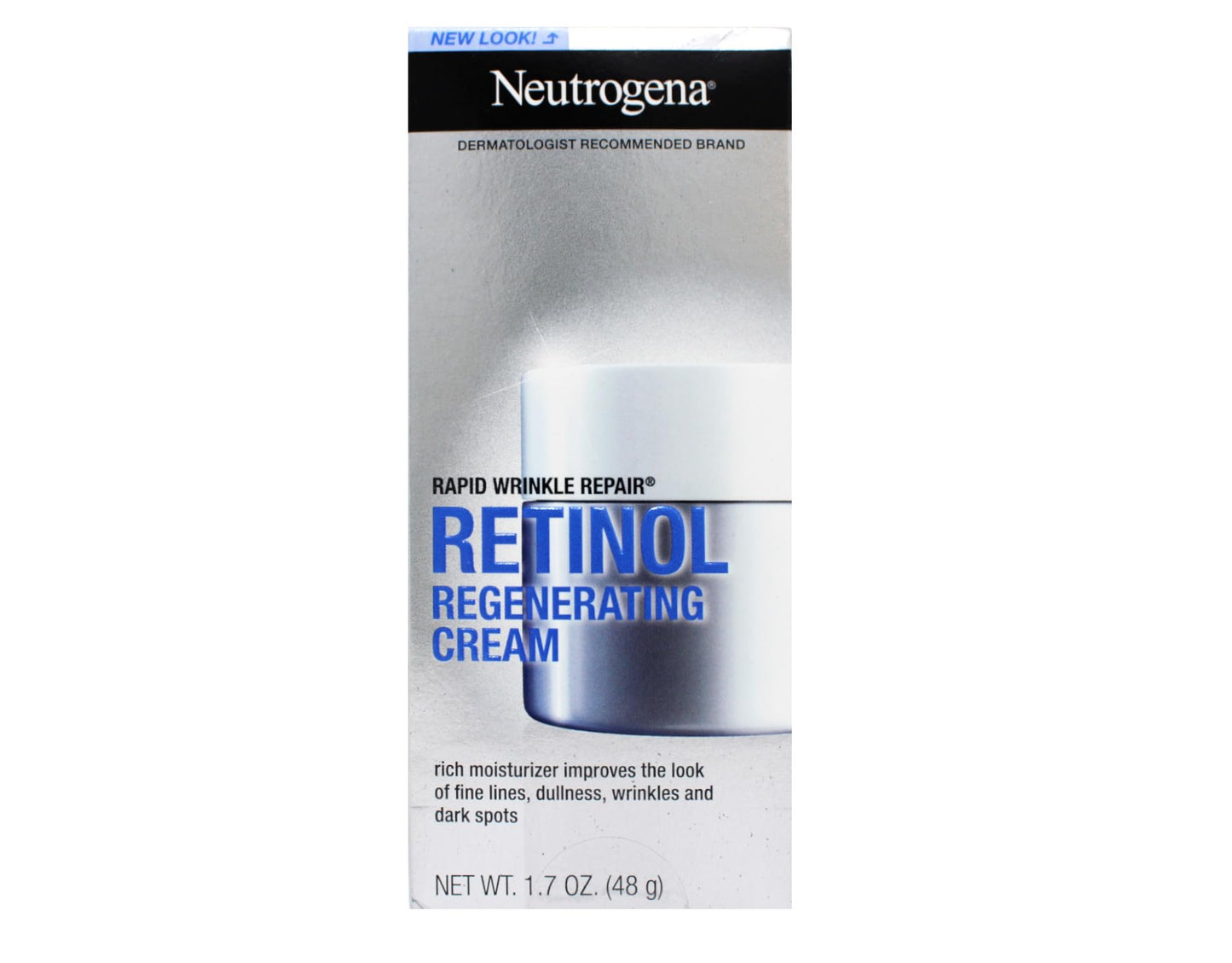 Neutrogena Rapid Wrinkle Repair Retinol Regenerating Cream - 1.7 oz (Pack of 2)