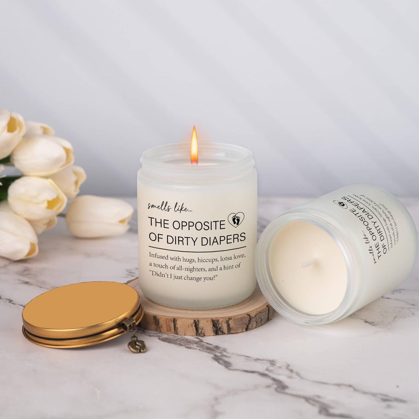 Mothers Day Gifts for New Mom, Gifts for Pregnant Women, Best Pregnancy Gift for Expecting Mom, Mother to be, Handmade Natural Soy Wax Candle for New Moms