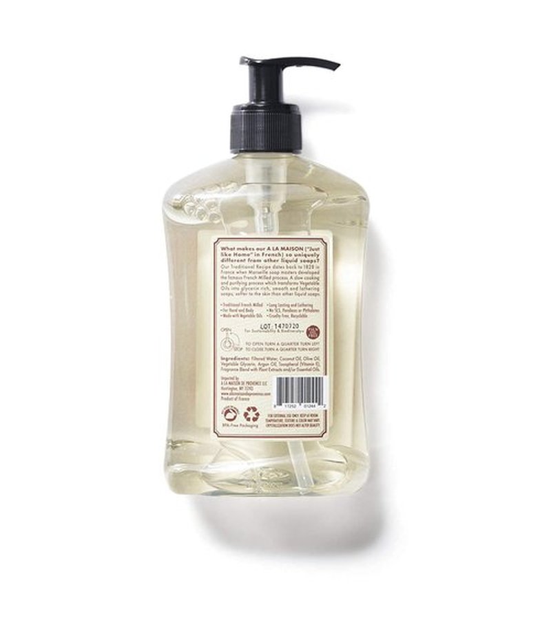 A LA MAISON French Liquid Hand Soap, Citrus Blossom - Natural Hand Wash Made with Essential Oils - Biodegradable, Plant-Based, Vegan, Cruelty-Free, Alcohol & Paraben Free (16.9 oz, 2 Pack)