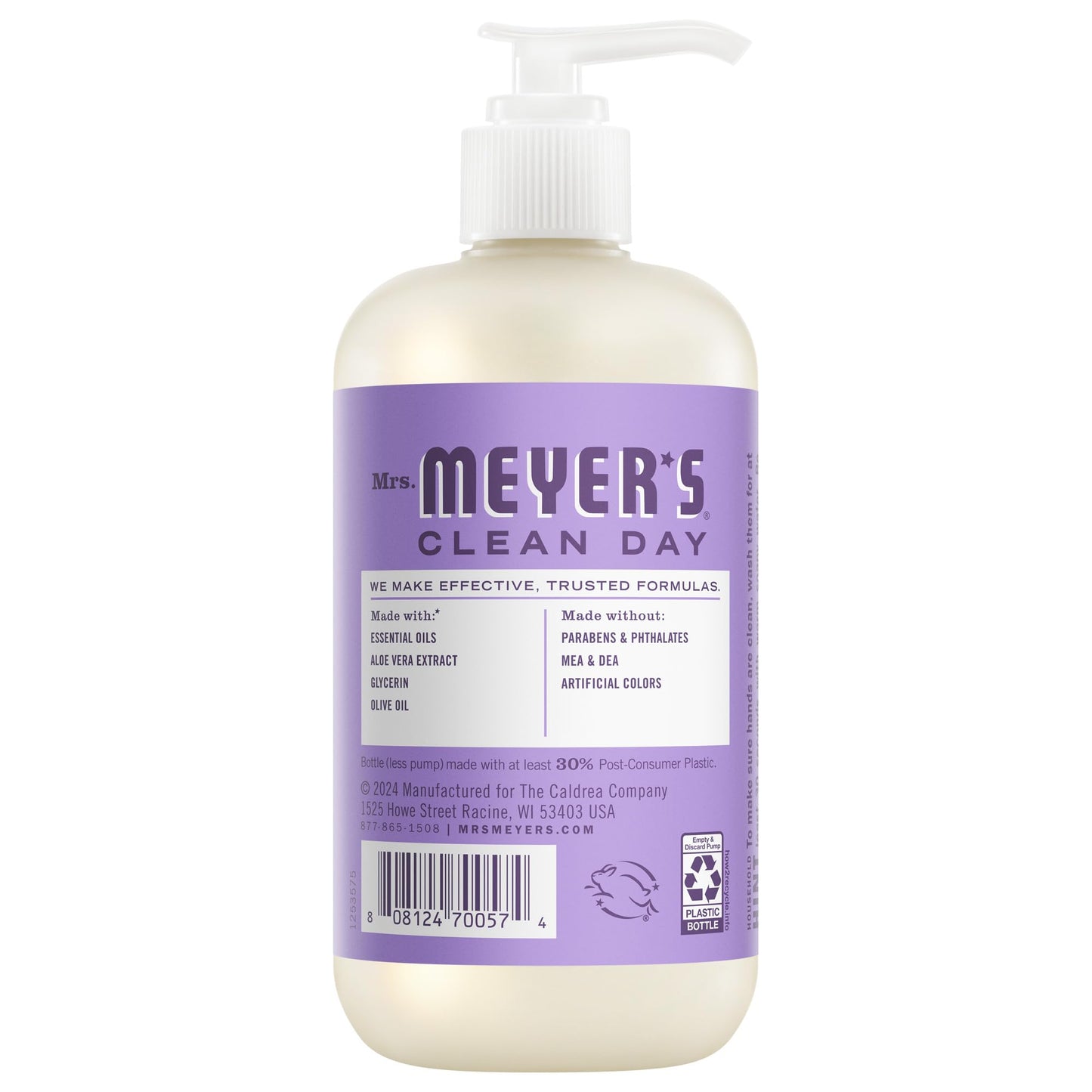 Mrs. MEYER'S CLEAN DAY Liquid Hand Soap 12.5 Fl Oz Each, Lilac, Daisy, Fresh Cut Grass, 1 CT (Variety Pack)