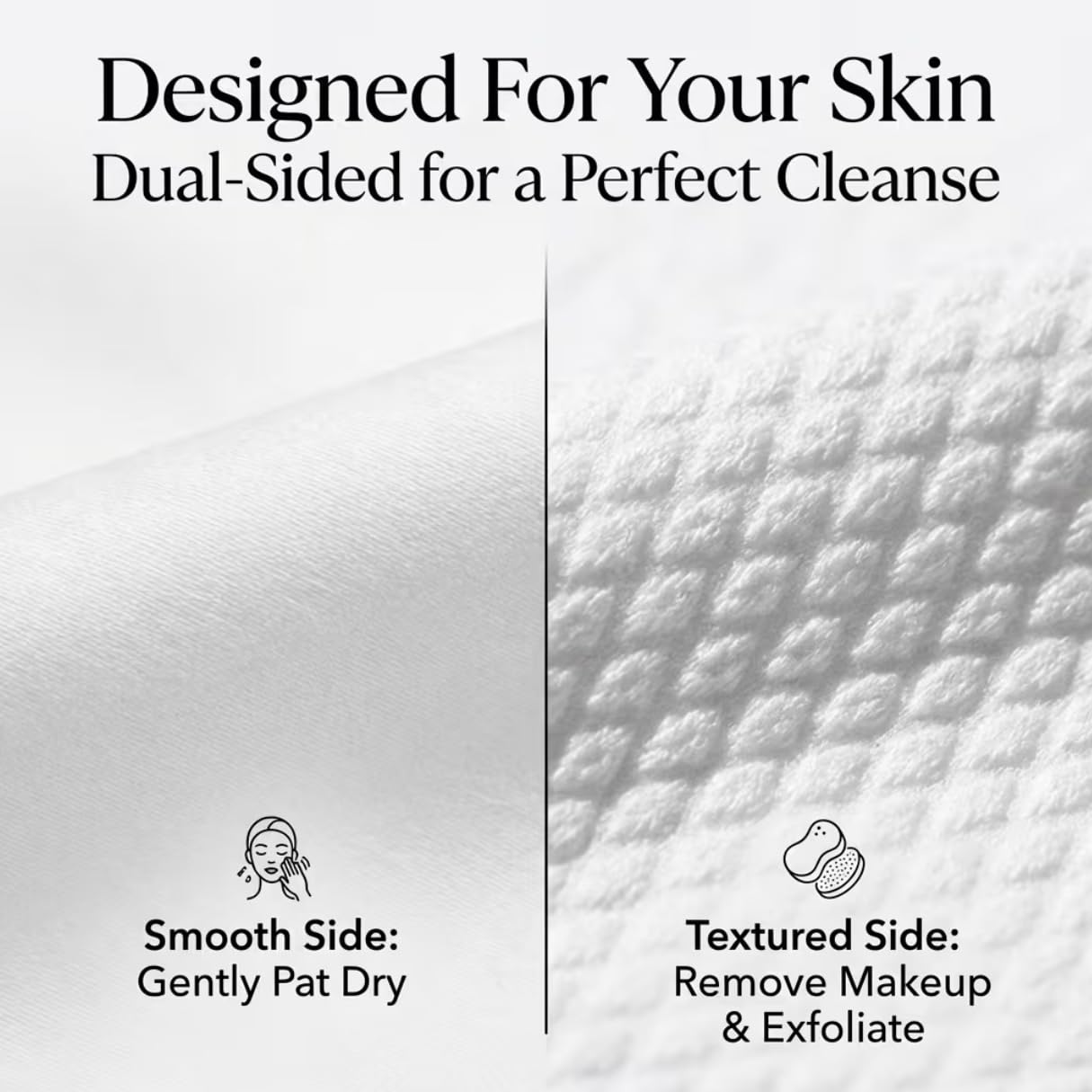 ForPro Travel Size Disposable Face Towels, 8"x8" Compact Dry Wipes Bulk Pack, Ultra Soft Lint-Free Viscose Makeup Remover Pads for Sensitive Skin, Biodegradable, Vegan, 600-Count