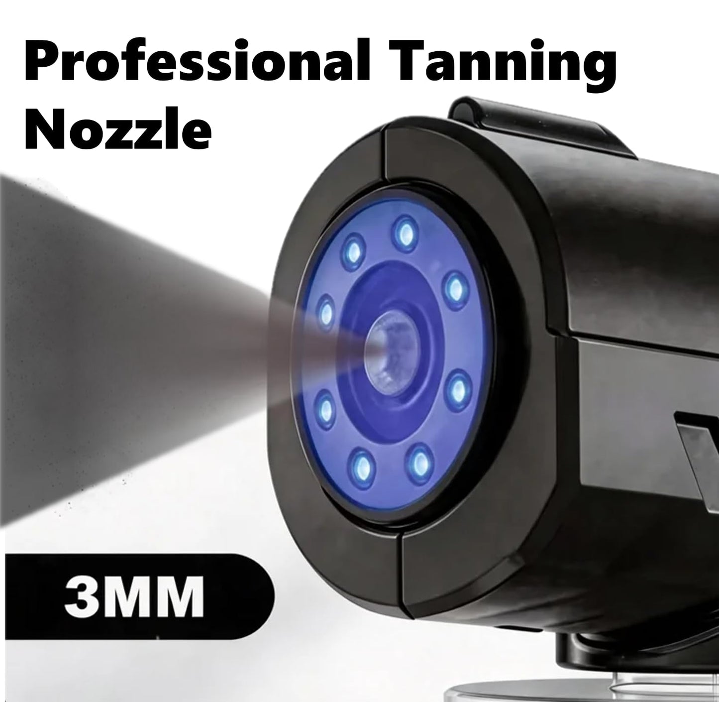 Portable Spray Tan Machine Cordless, Handheld USB Rechargeable Spray Tan Gun with Fine Atomization Spray for Home, Travel, Salon, Beach & Mobile Tanning, Dark Grey