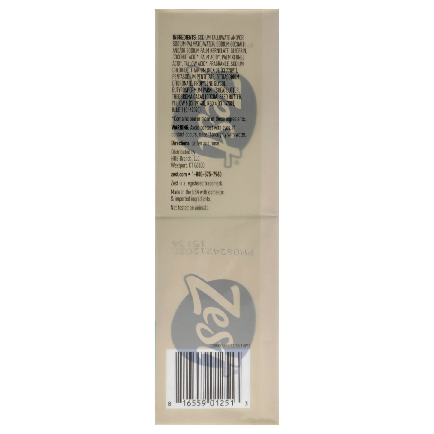Zest Bar Soap -Enriched With Cocoa Butter And Shea for Ultra Moisturizing Cleansing - Leaves Your Body Feeling Silky Smooth And Deeply Moisturized (Pack of 48)