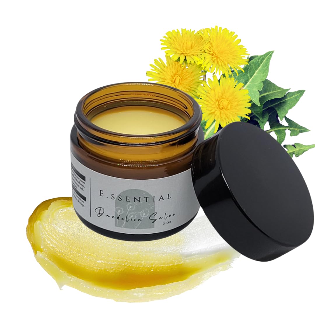 E.ssential Premium Dandelion Salve, deeply moisturizing and healing, 2 oz