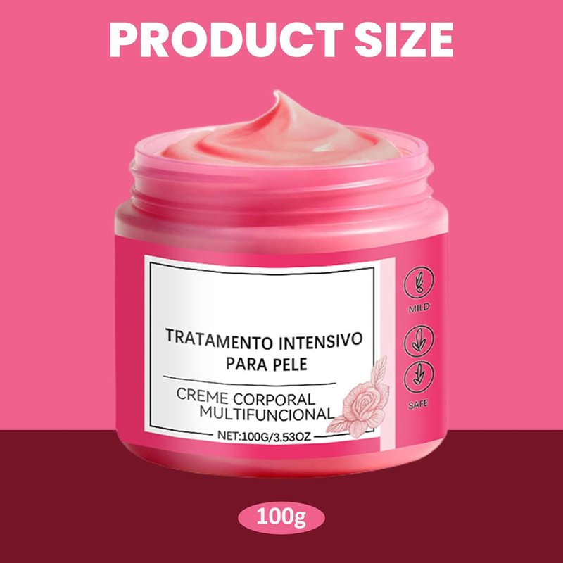 Pregnancy Stretch Mark Cream - Rose Scented Belly Butter for Skin Care | 100g Daily Moisturizer