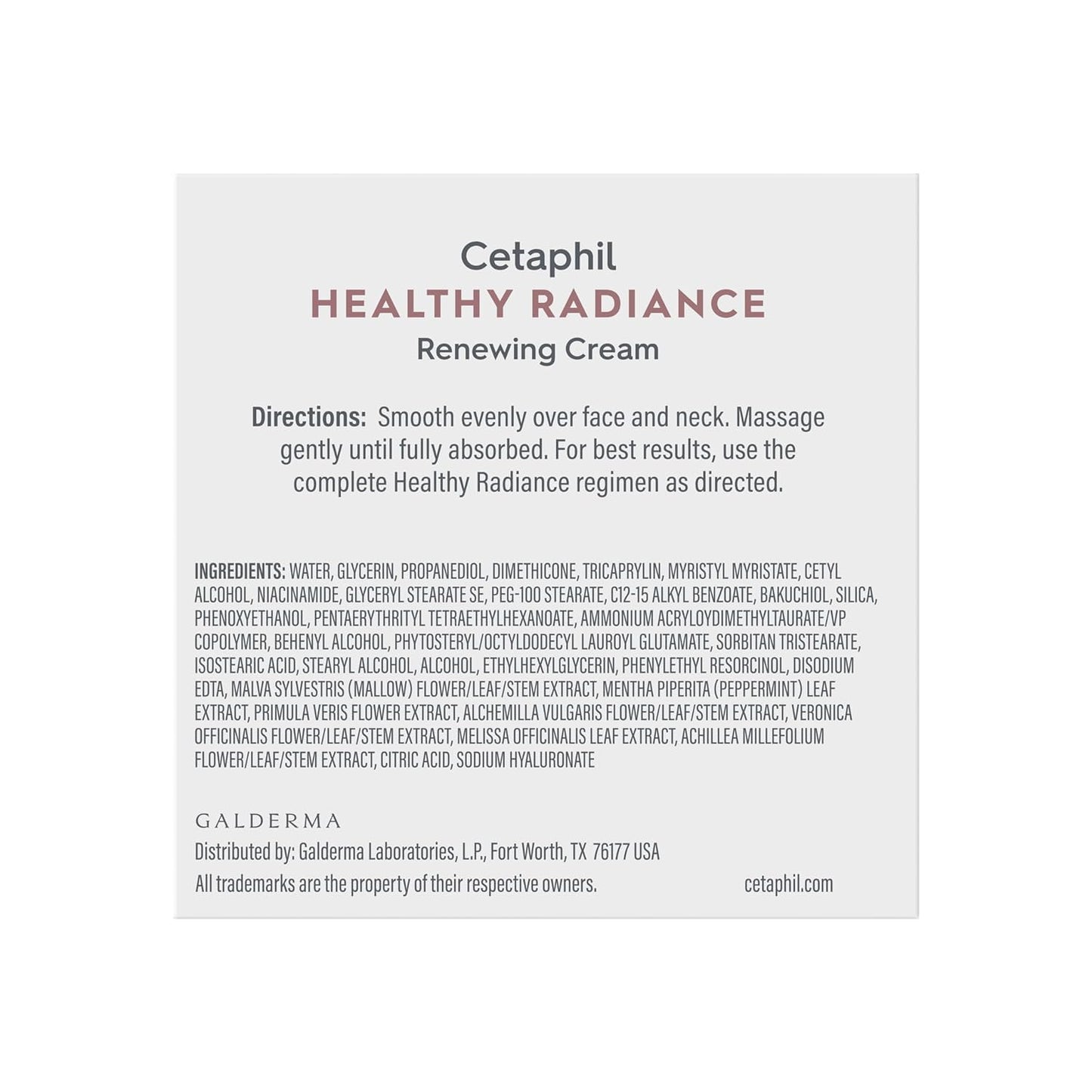 Cetaphil Healthy Radiance Gentle Exfoliating Cleanser, Reduces Look of Dark Spots and Hyperpigmentation 4.2 Oz + Cetaphil Healthy Radiance Renewing Face Cream, Reduces Look of Dark Spots 1.7 Oz