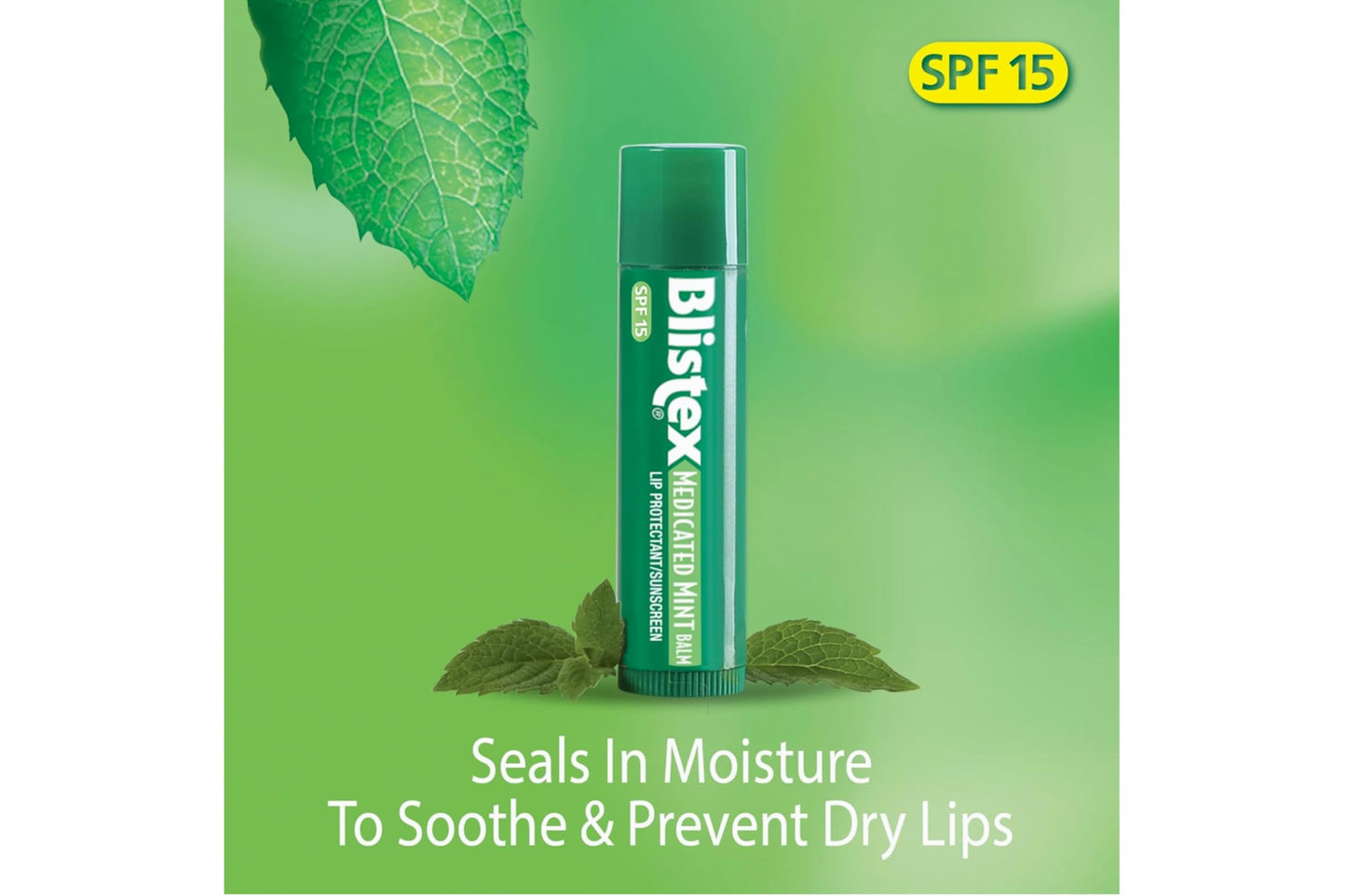Blistex Medicated Lip Balm SPF 15 0.15 Oz (8 Pack)