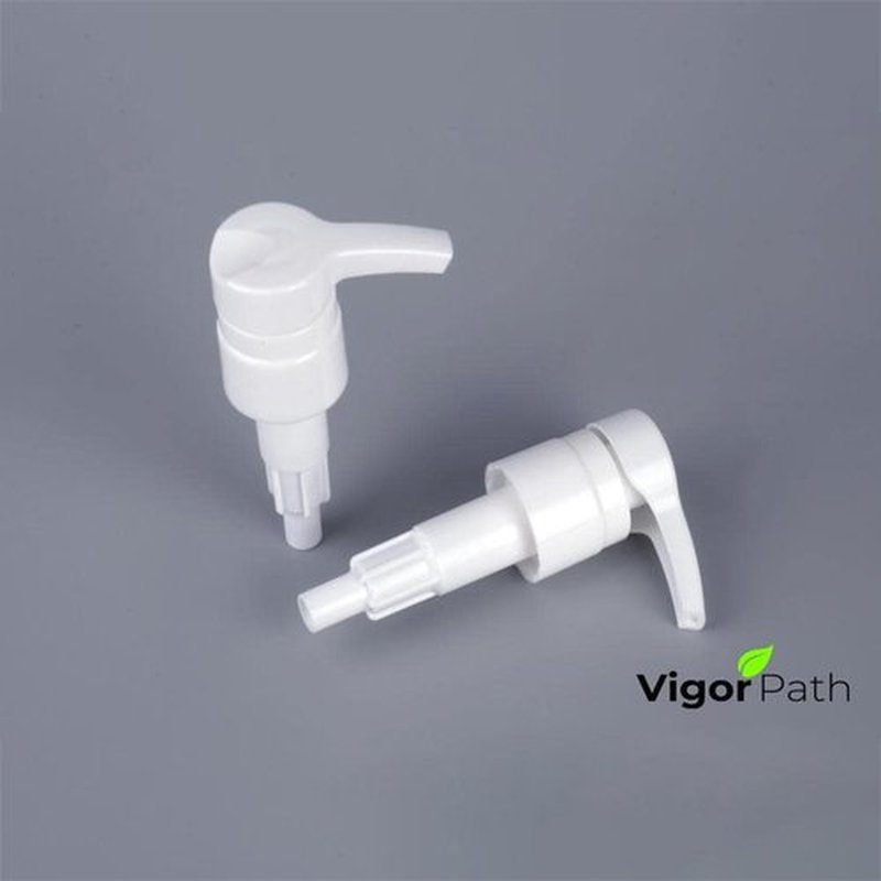 Universal Shampoo/Conditioner Dispenser Pump for Bottles, Leak Proof, Pump Top Fits 1 L/33.8 oz Bottles, 28/410 Neck Size (White - Pack of 4)