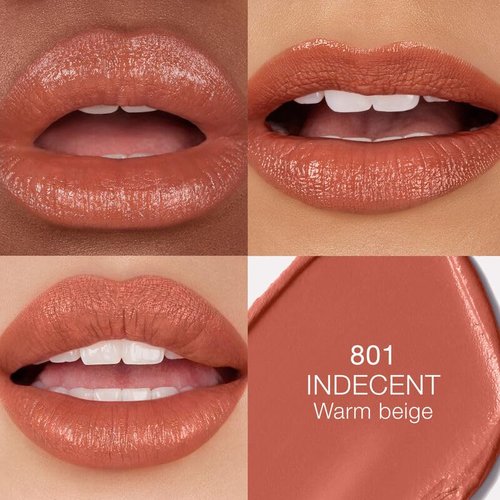NARS Explicit Refillable Satin Lipstick – Indecent 801, 0.13 oz / 3.8 g