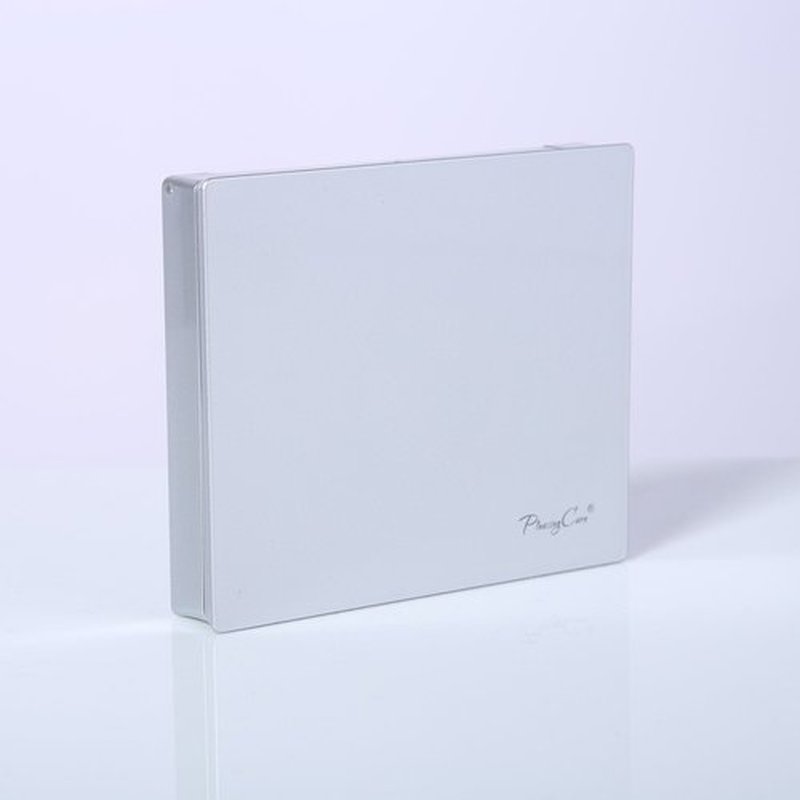Makeup Mirror with Facial Oil Blotting Paper Sheets – Green Tea 100 Counts, Silver Compact Folding Cosmetic Travel Mirror