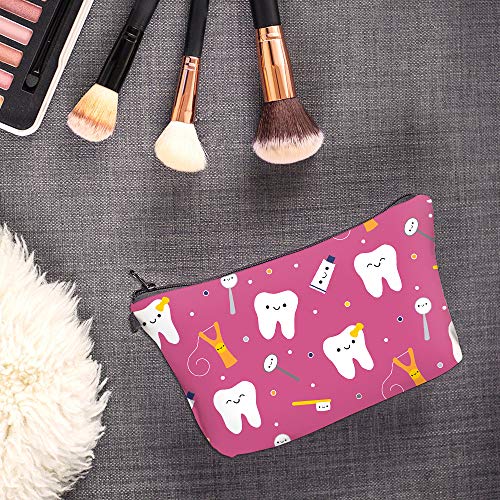 MRSP Cosmetic Bag Makeup bags for women,Small makeup pouch Travel bags for toiletries waterproof (Stitch 02)