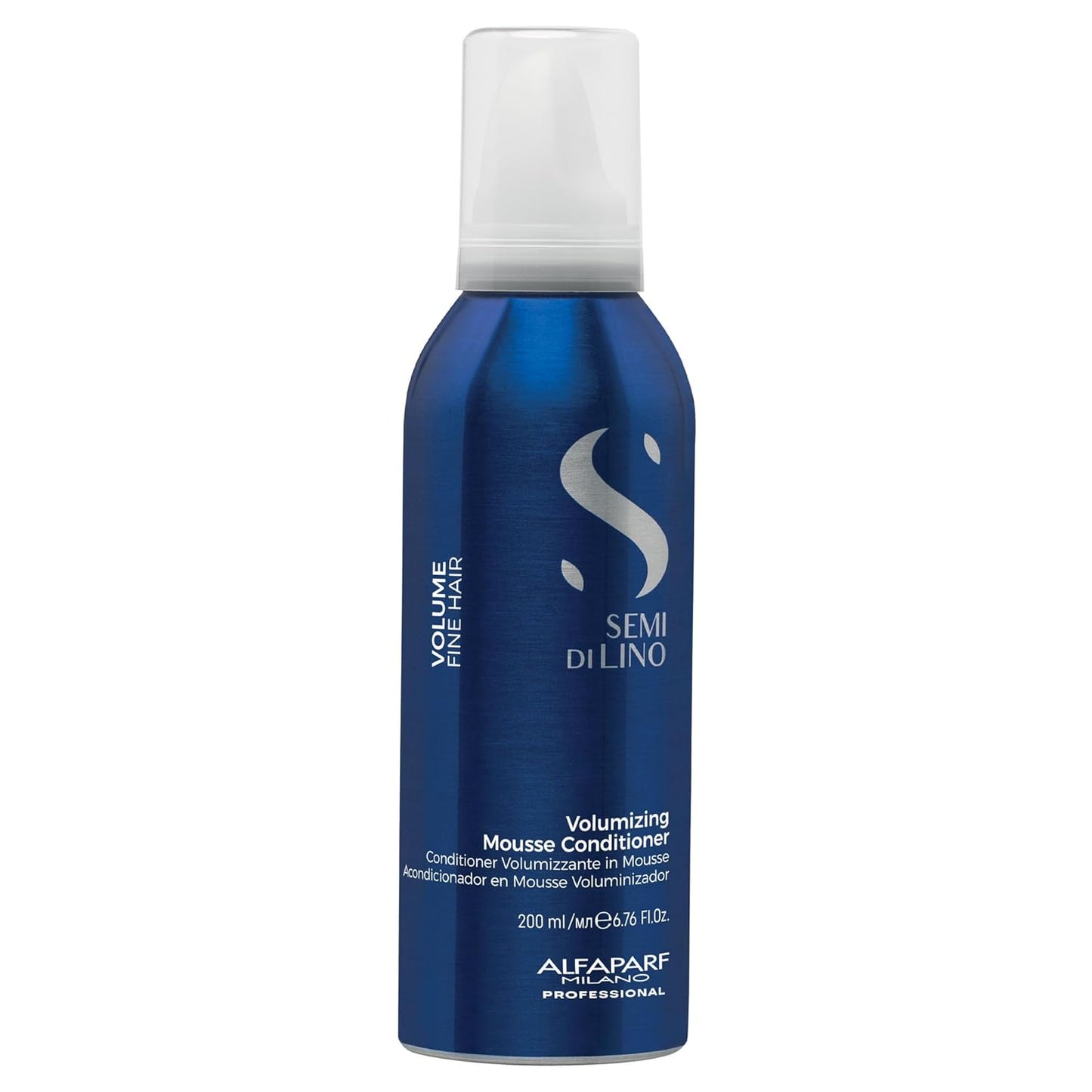 Alfaparf Milano Volume Mousse Conditioner for Fine Hair - Anti-Frizz & Thickening Foam, Sulfate-Free, Salon Quality (6.76 Fl Oz)