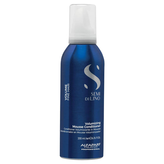 Alfaparf Milano Volume Mousse Conditioner for Fine Hair - Anti-Frizz & Thickening Foam, Sulfate-Free, Salon Quality (6.76 Fl Oz)