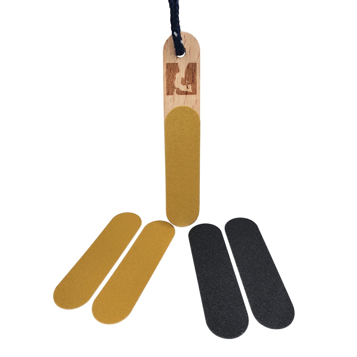 TWO STONES Double Sided Hand & Finger File for Rock Climbing - Great for Gym, Rock Climbers (CJ-CB2101)