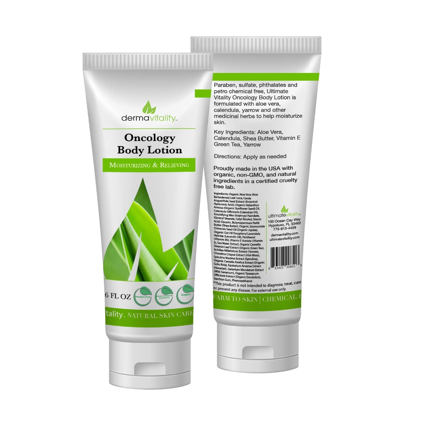 Oncology Lotion for Chemotherapy and Radiation Patients Skin Support Bundle