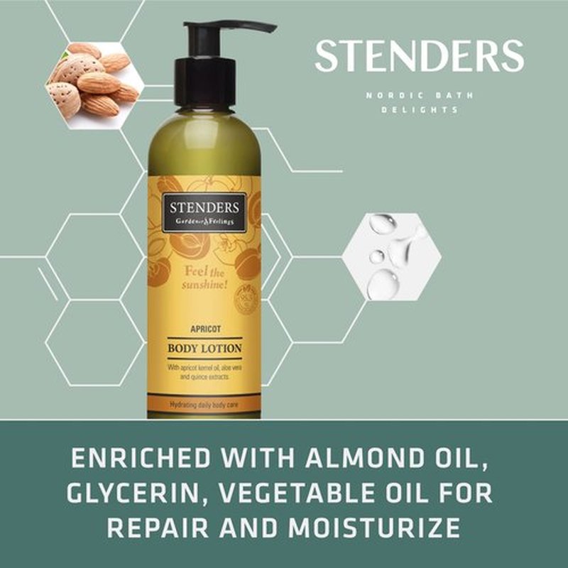 STENDERS Daily Moisturizing Body Lotion with Almond Oil and Glycerin to Nourish Sensitive Skin