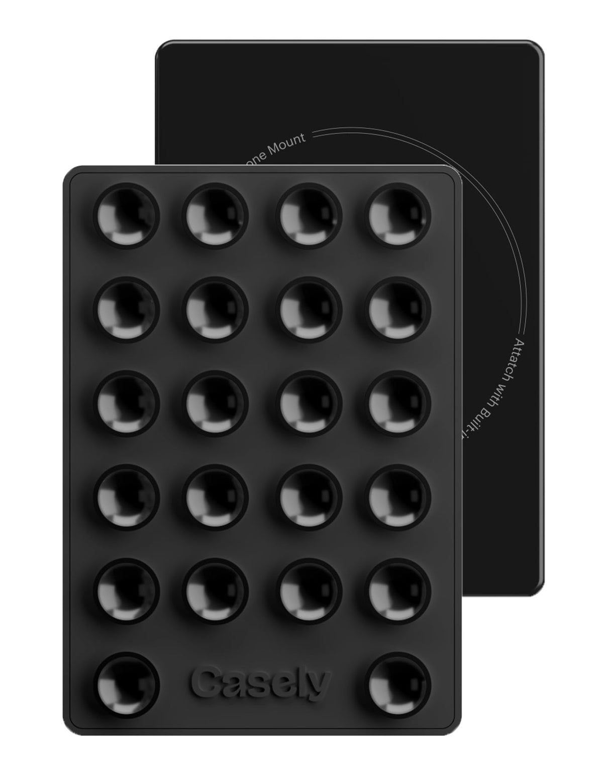 Casely Grippy MagSafe Compatible Cell Phone Mount Silicone Suction Cup Sticky Phone Holder and Stand