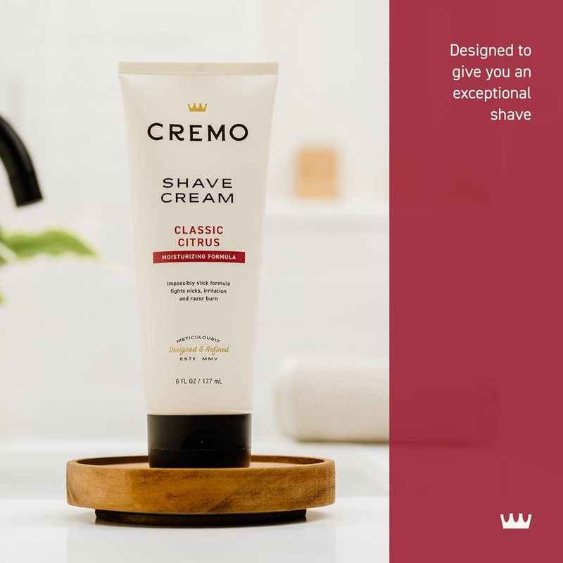 Cremo Original Shave Cream - Ultra-Slick Shaving Cream for Men | 6 Fl Oz, Fights Nicks & Razor Burn