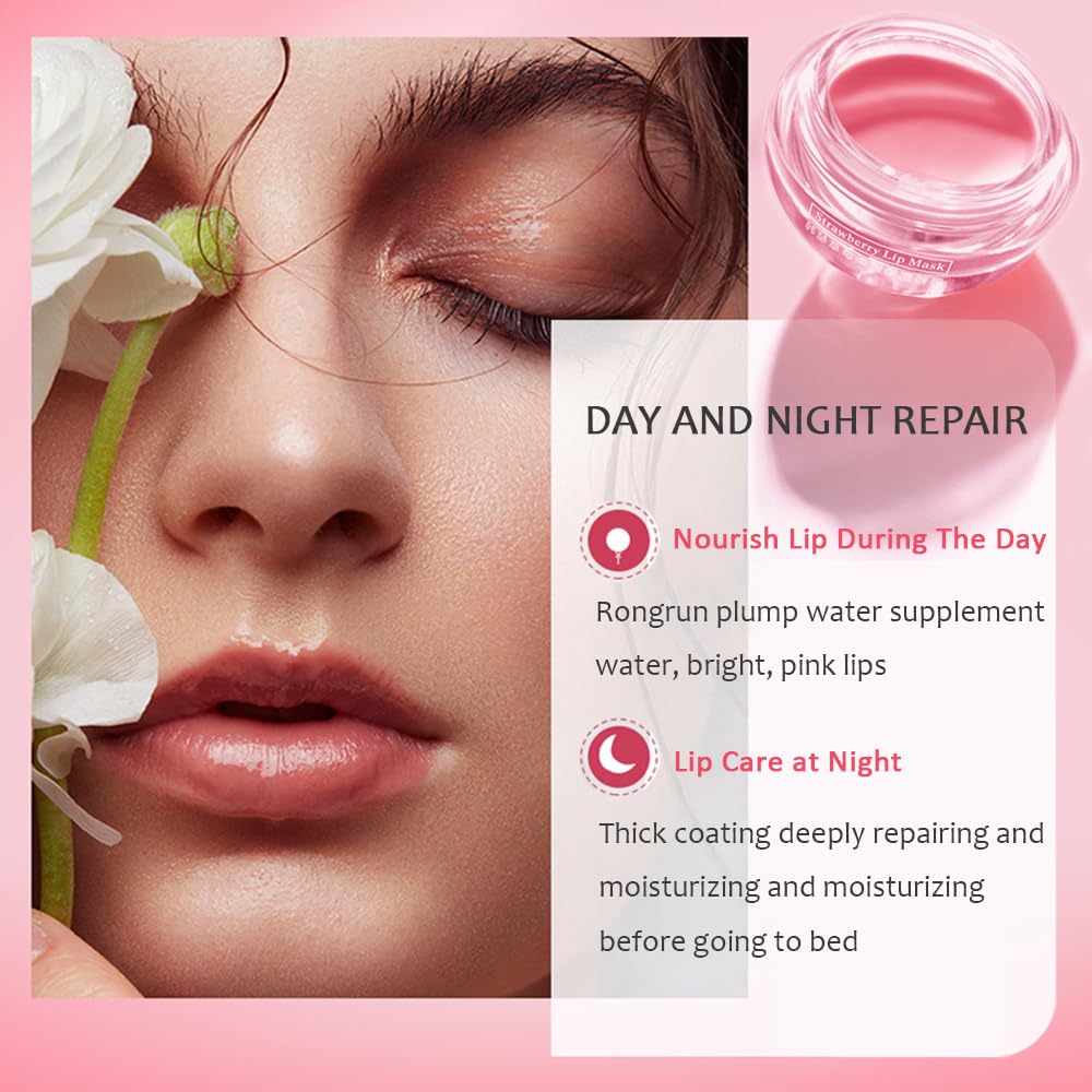 8 PCS Bee Lip Balm Honey Pot, Fruit Moisturizing Propolis Lip Mask, Lip Mask Overnight Propolis Moisturizing Lip Balm Hydrating Prevention Dry and Crack Lip Scrubs Exfoliator Lip Wrinkle Care Products
