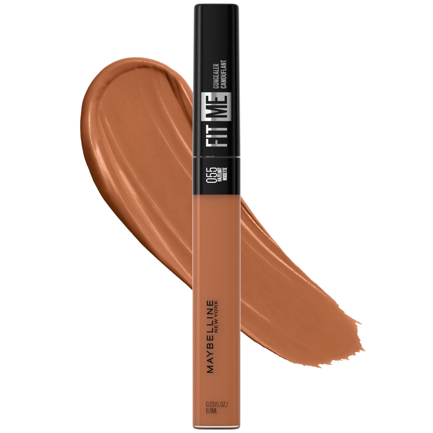 Maybelline New York Fit Me Liquid Concealer Makeup, Natural Coverage, Lightweight, Conceals, Covers Oil-Free, Hazelnut, 1 Count (Packaging May Vary)
