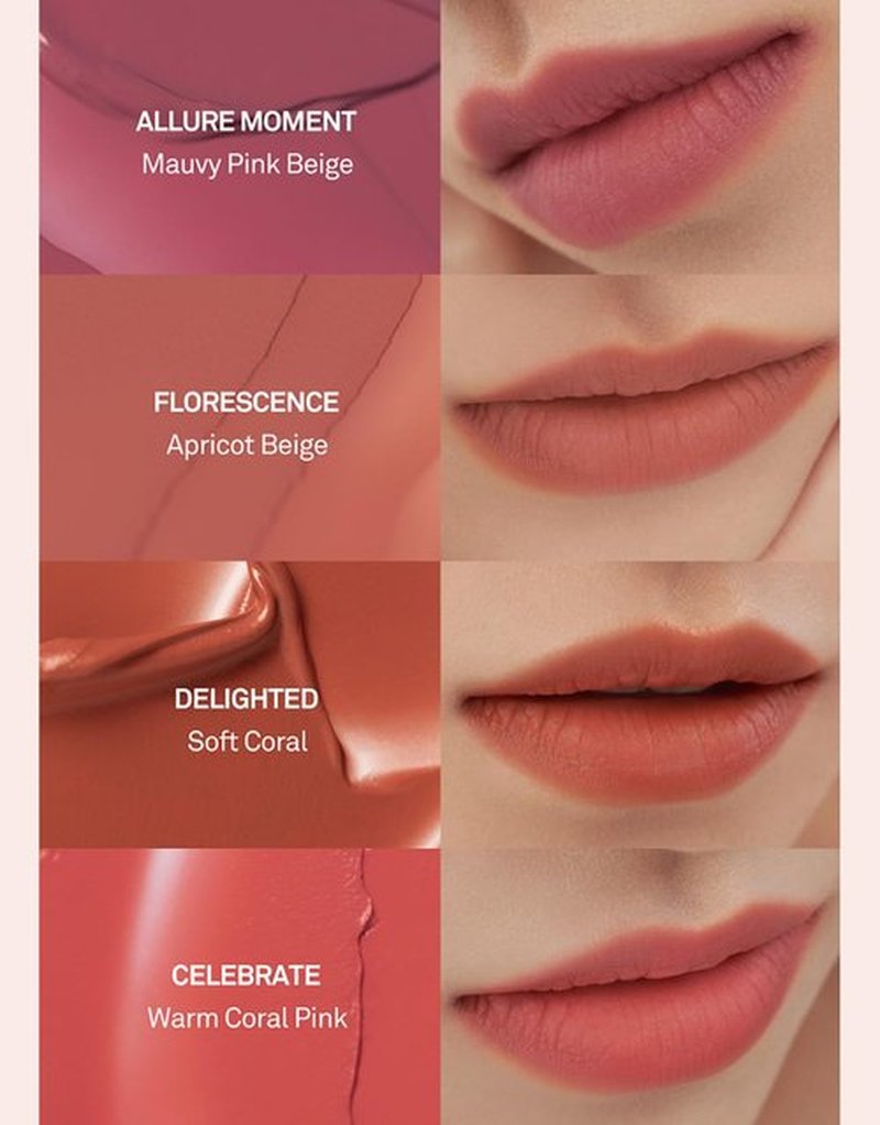 HINCE Slim-Fit Liquid Velvet Lip Tint - Vegan, Vibrant & Moisturizing, Neutral Blooming Colors - Airy Light Petal Touch, Fresh & Weightless Comfort, Transfer-Proof, No Dryness or Thickness (UNCOMMON)