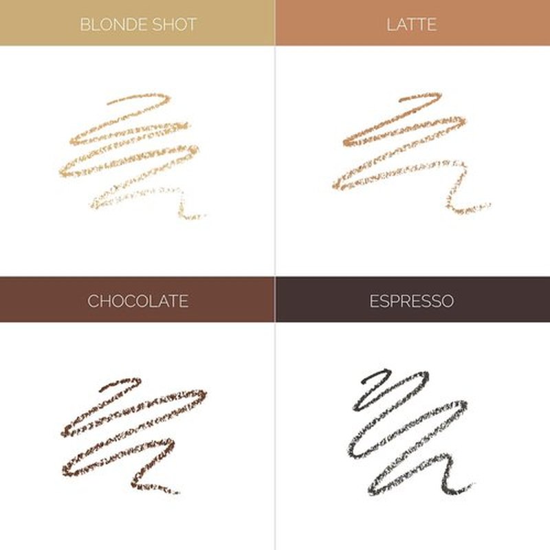 OFIR Brow Trace Precision Brow liner | Waterproof Brow Pencil with Ultra-Fine 1.7mm Tip | Long-Lasting, Blendable, Soft Matte Finish | Espresso - Black, 0.003 OZ