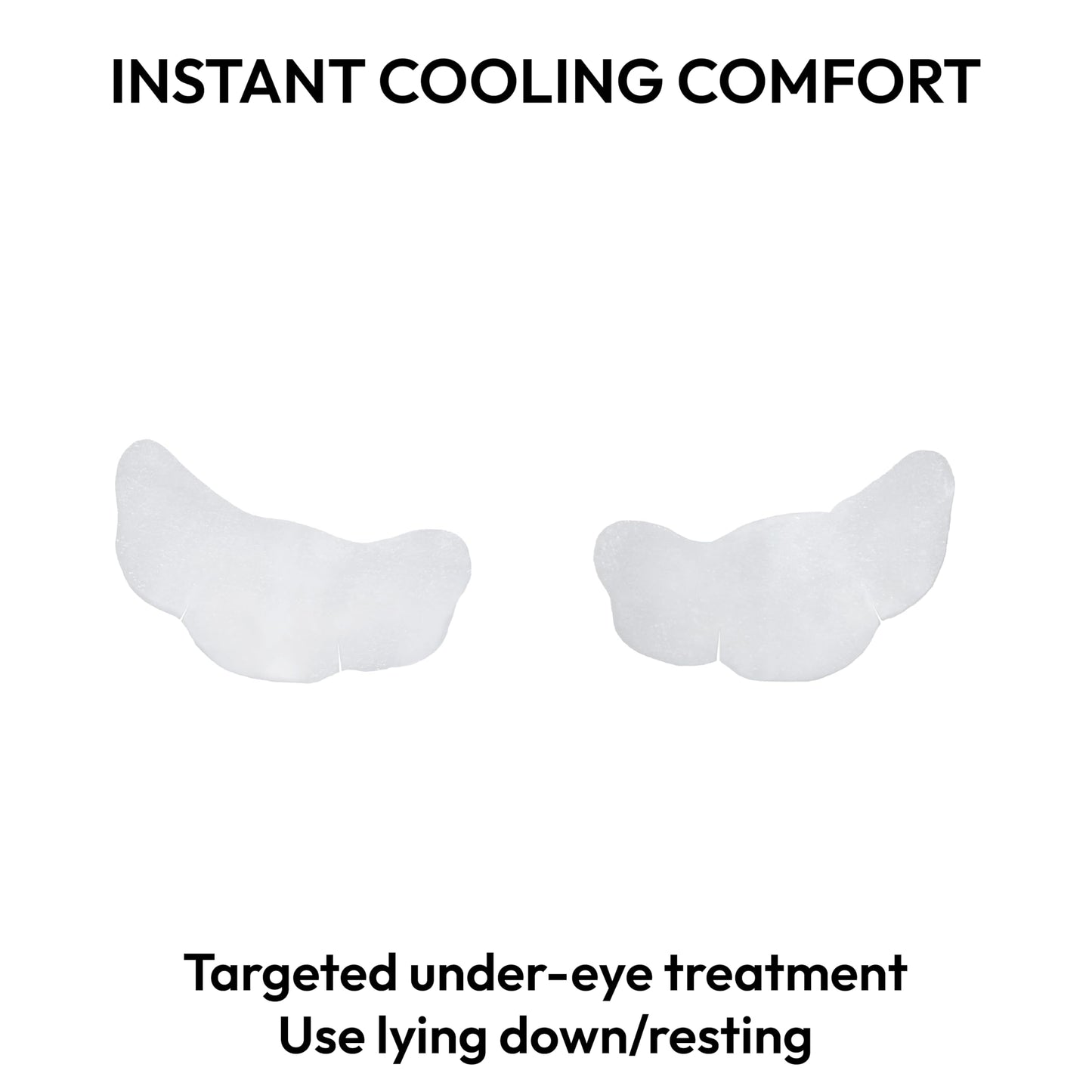 Clapoti Korean Cooling Under Eye Patches, 1 Pair — Depuffing, Dark Circles & Hydration, 99% Natural Ginkgo & Peptide Complex, Bamboo, No-Rinse, Gentle for Sensitive Skin, Vegan