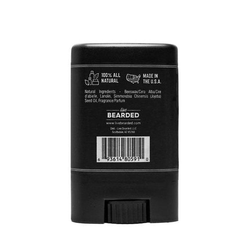 Live Bearded: Mustache Wax - Wingman - 0.35 Oz - Medium Hold - All-Natural Ingredients with Beeswax, Lanolin, Jojoba Oil and Essential Oils for Fragrance - Made in the USA