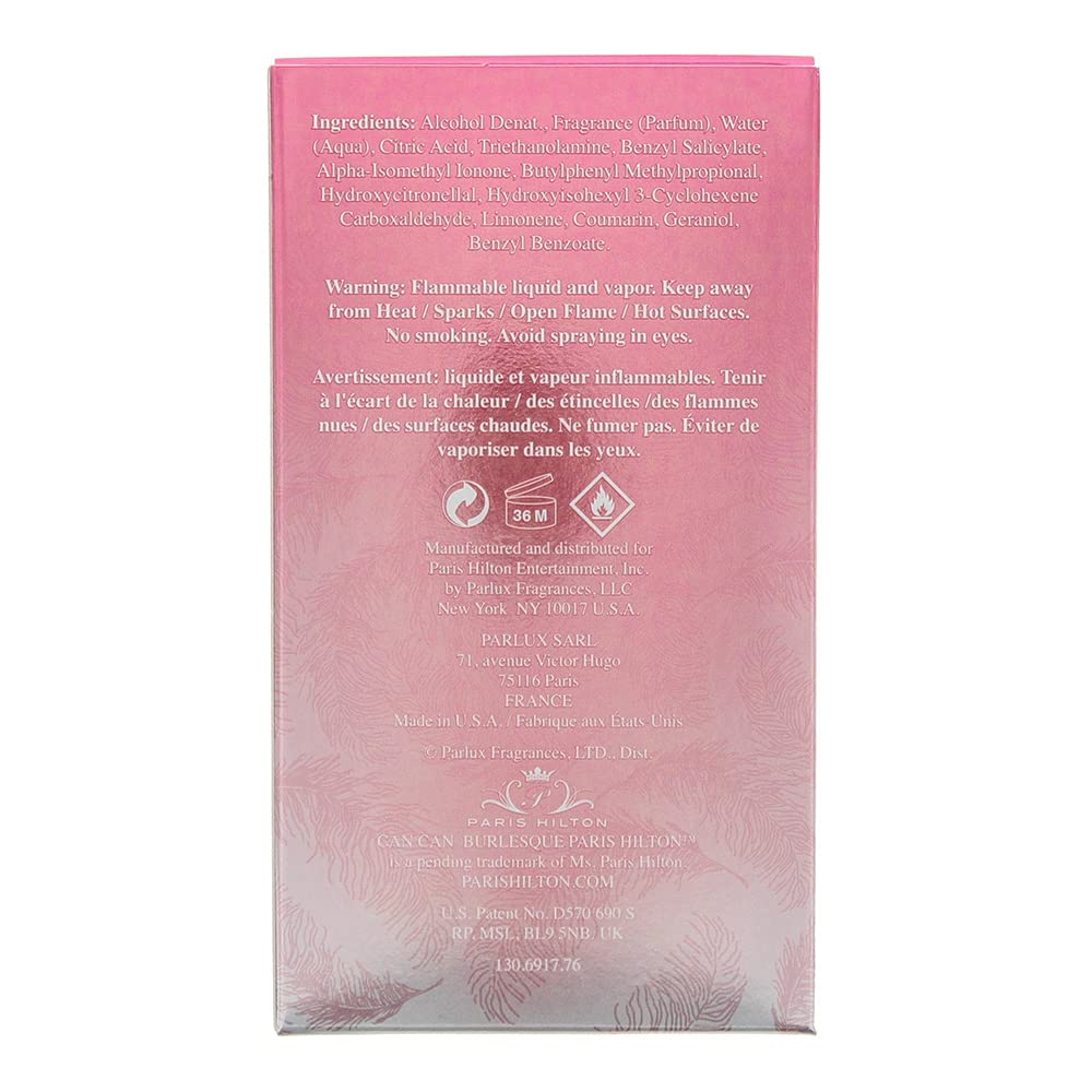 Burlesque by Paris Hilton Eau De Parfum Spray for Women - 1.7 oz | Seductive Fragrance