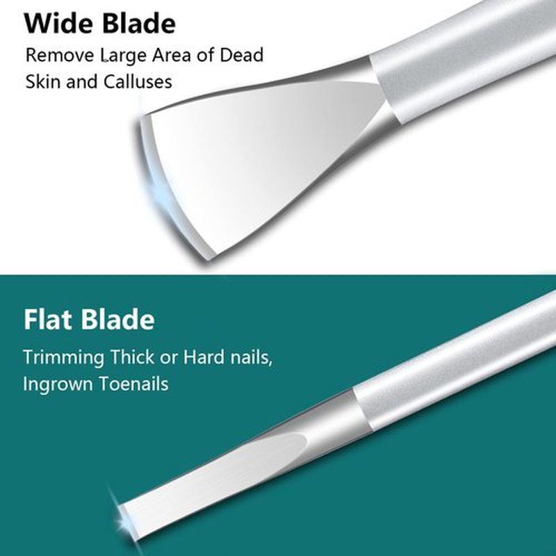 Ingrown Toenail Removal Kit, Pedicure Tools Kit Professional Knife Set Stainless Steel Ingrown Toenail Tool Foot Care Tools Nail Cuticle Remover (5 Pcs Set)