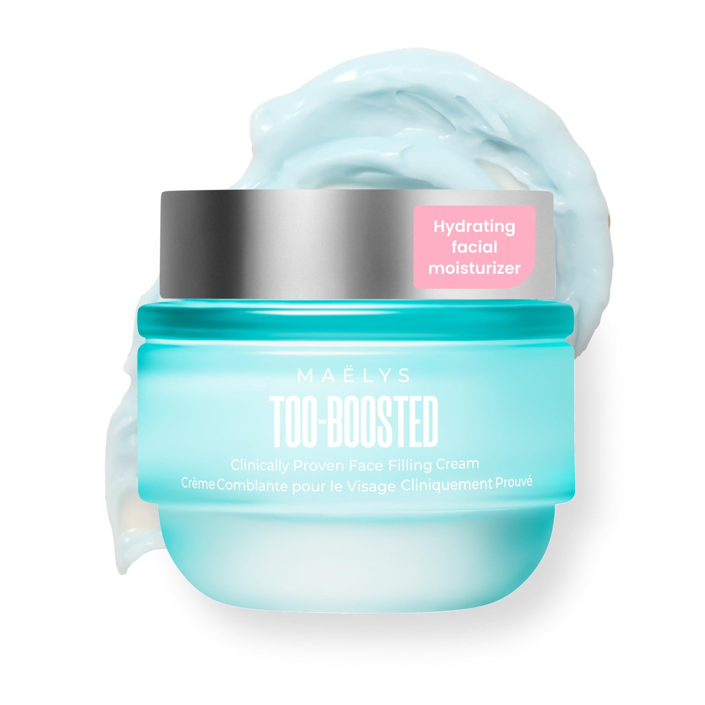 MAËLYS TOO-BOOSTED Face Filling Cream - Hydrating Facial Moisturizer with Hyaluronic Acid for Visibly Plumper Skin - Clinically Tested Anti Aging Face Cream for Women (1.0 Fl Oz)